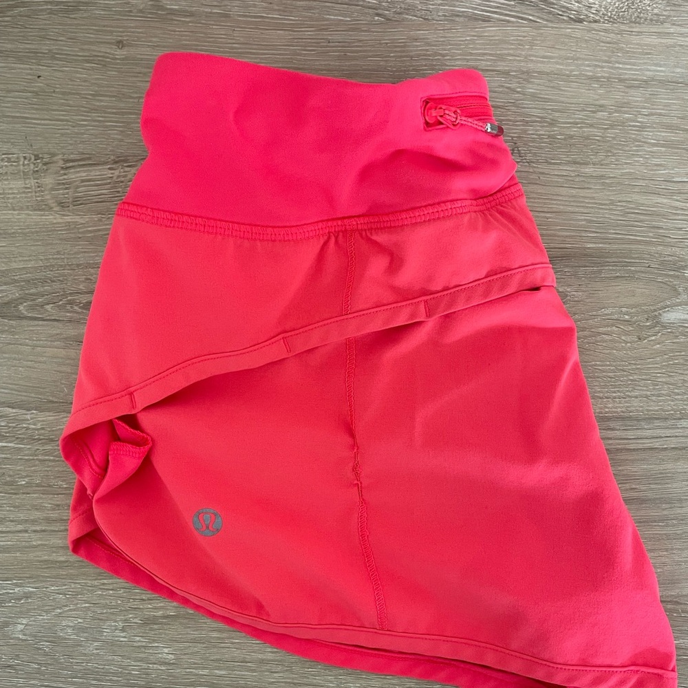 Pink Lululemon shorts